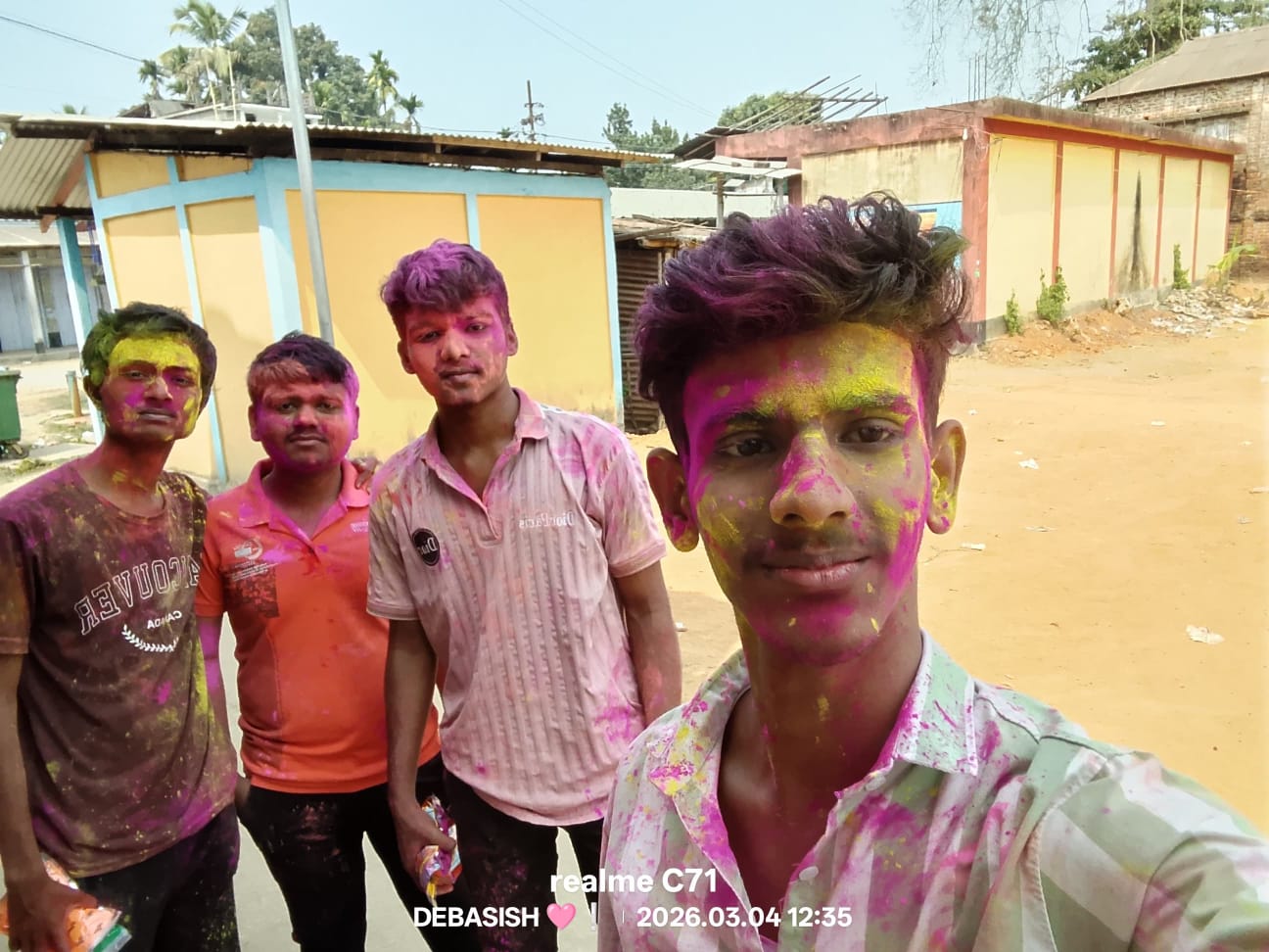 Holi celebration